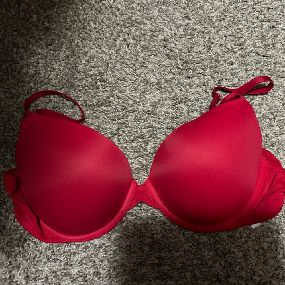 Vibrant Red Bra